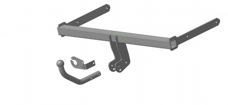 Фаркоп Volkswagen Jetta с 2011г.в, m=1100 кг,тип шара С (условно сьемн))9170