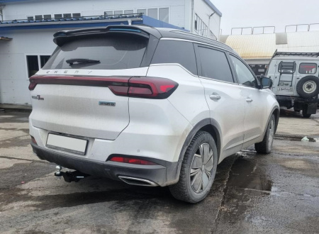 Фаркоп Chery Tiggo 7 Pro Plug-In-Hybrid 2023-.. квад (Уникар) 01007А