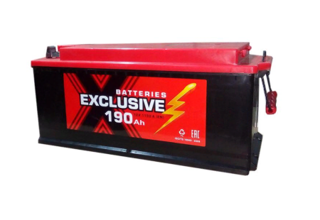 Аккумулятор Exclusive 6ст-190 Ач, п.п. болт