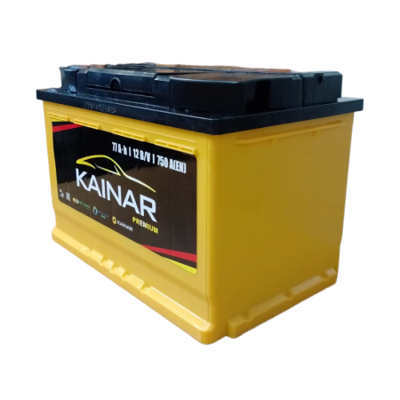 Аккумулятор KAINAR Premium 6ст-77 Ач, о.п.