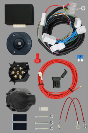 Комплект электрики с ориг. колодками для ТСУ  на Lexus LX 570 2007-2021 с Блоком