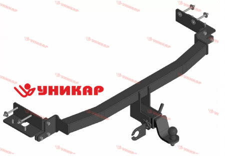 Фаркоп Hyndai Santa Fe c 2005-2012, Kia Sorento 2009-2012 квадрат.Уникар 12200Е