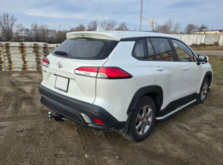 Фаркоп Toyota Frontlander 1 пок с 2021 г.-,,,  Corolla Cross дорест 2021-...  квадрат (Уникар)22815Е