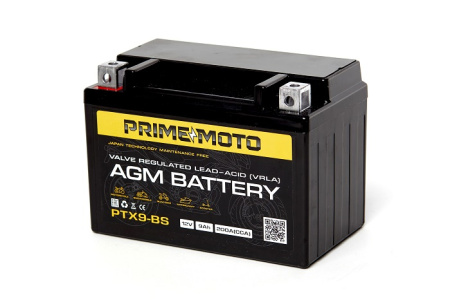 Аккумулятор PRIME PR 12.9 PTХ9-BS  9Ач п..п.