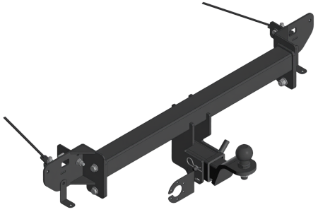 Фаркоп Chery Tiggo 8 Pro Max (рейсталинг) 2023- г.в.квадрат  (Уникар) 06420Е