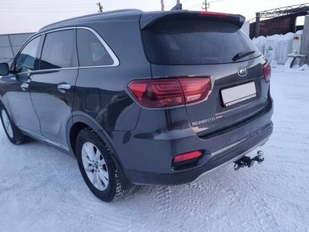 Фаркоп Hyndai Santa Fe 4пок. (дорес), 3пок, Kia Sorento 2пок рес, 3пок,, 4пок дорес квад. 12562Е