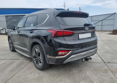 Фаркоп Hyndai Santa Fe 4пок. (дорес), 3пок, Kia Sorento 2пок рес, 3пок,, 4пок дорес квад. 12562Е