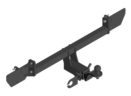 Фаркоп Jetour T2  c 2024 г.в. квадрат  (Уникар) 06416Е