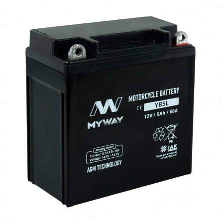 MYWAY BIKE 5Ач YB5L-BS (MF) MYWAY BIKE 5Ач YB5L-BS (MF)