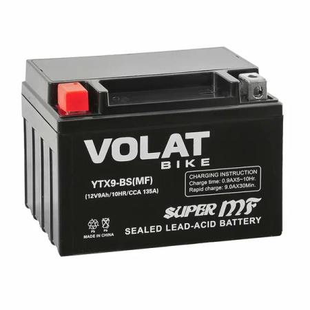 VOLAT 9Ач YTX9-BS (MF) VOLAT 9Ач YTX9-BS (MF)