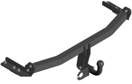 Фаркоп Honda Fit I покол. 2001-2017  (Уникар) 11173F