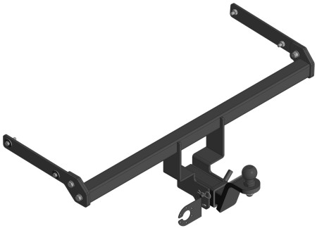 Фаркоп Suzuki SX4 2 покол дорест 2013-2017 квадрат  (Уникар) 20762Е