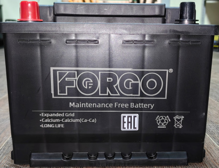 Аккумулятор FORGO 6ст-60 Ач п.п. 56020MF