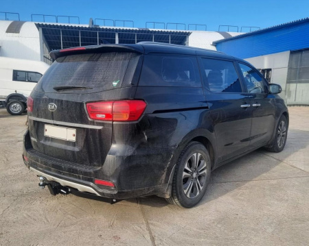 Фаркоп Kia Carnival 3 пок. 2014-2020 г.в.  квад Уникар 15209F