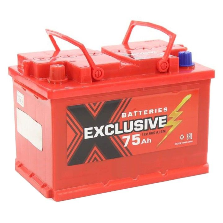 Аккумулятор Exclusive 6ст-75 Ач, п.п.