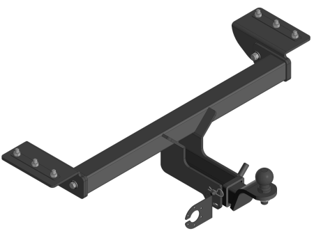 Фаркоп Chery Tiggo 7 Pro Plug-In-Hybrid 2023-.. квад (Уникар) 01007А