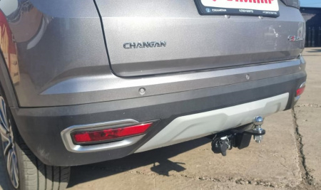 Фаркоп Changan CS35 Plus квадрат Уникар 19255Е