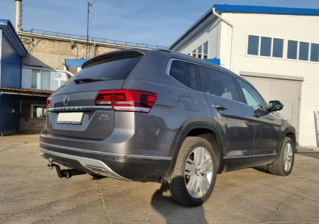 Фаркоп Volkswagen Teramont I пок (дорест) 2016-2020 г.в. квадрат Уникар 18239F