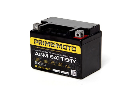 Аккумулятор PRIME PR 12.4 PTX4L-BS 4Ач .о.п.
