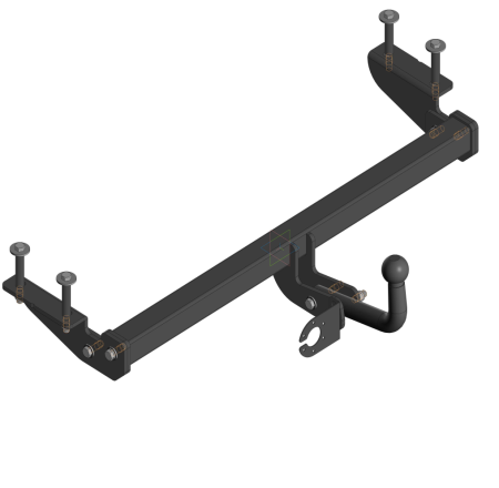 Фаркоп Honda Insight 2 пок 2009-2014 Уникар 11531А