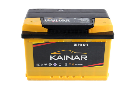 Аккумулятор KAINAR 6ст-75 Ач, п.п.