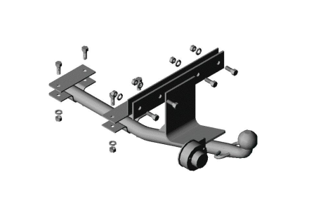 Фаркоп ВАЗ-21099  m=750 кг,тип шара-вварной 21099