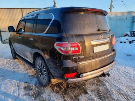 Фаркоп Nissan Patrol VI Y62  2014-2019  квад Уникар 17234Е