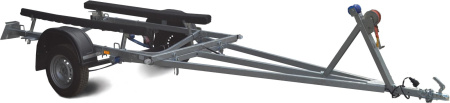 Прицеп лодочный 82944Н Дельфин 3-х лист. рессора  длина судна до 4,6 м Трейлер