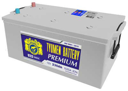 Аккумулятор Тюмень Premium 6ст-230 Ач, о.п.