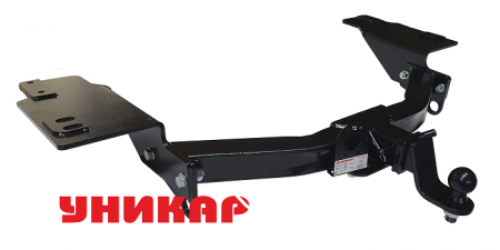 Фаркоп Toyota Land Cruiser 120,150, Lexus GX470 2002-...квадрат (Уникар) 22158E