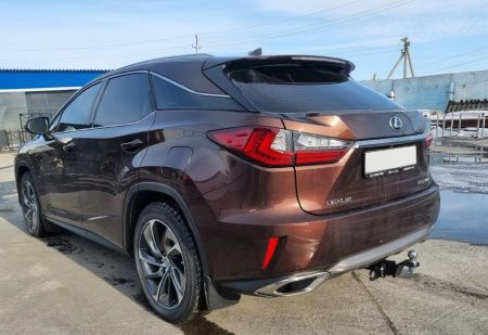 Фаркоп Lexus RX 200 2015-17 квадрат  Уникар 24132A.1