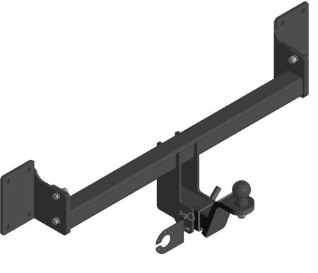 Фаркоп BMW X6 (F16) 2 пок. 2014-2020 квадрат Уникар 27937Е