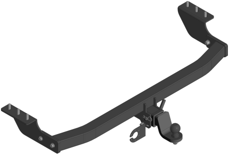 Фаркоп Toyota Fortuner II с 2015-... квадрат  (Уникар) 19088А