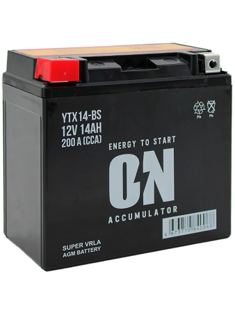 ON AGM 14Ач п.п YTX14-BS ON AGM 14Ач п.п YTX14-BS